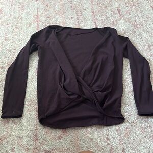 Lululemon wrap front shirt